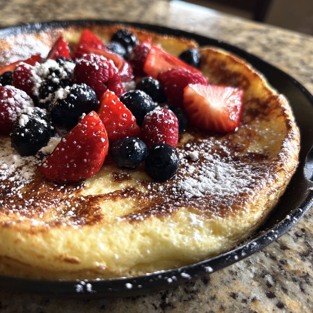 Pfannkuchen dünn ausgebacken