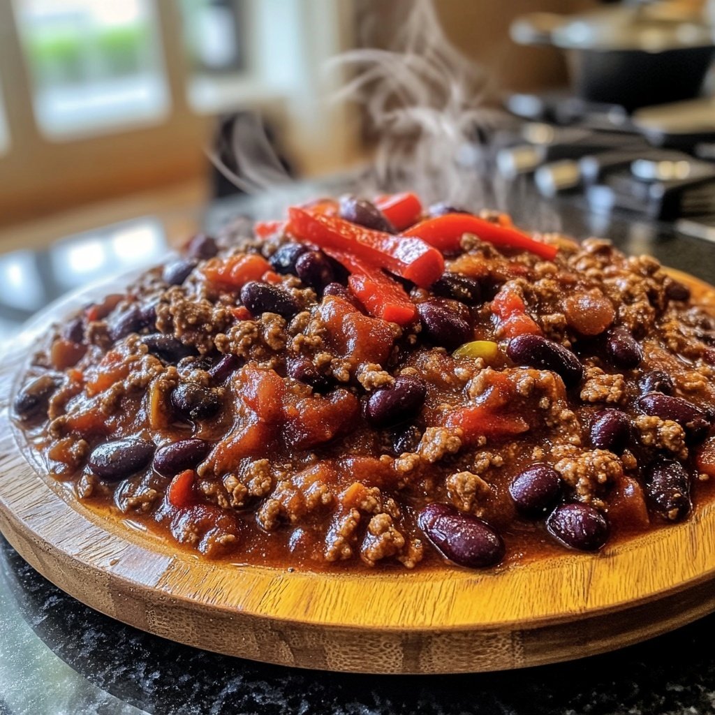 Chili sin Carne mit Bohnen