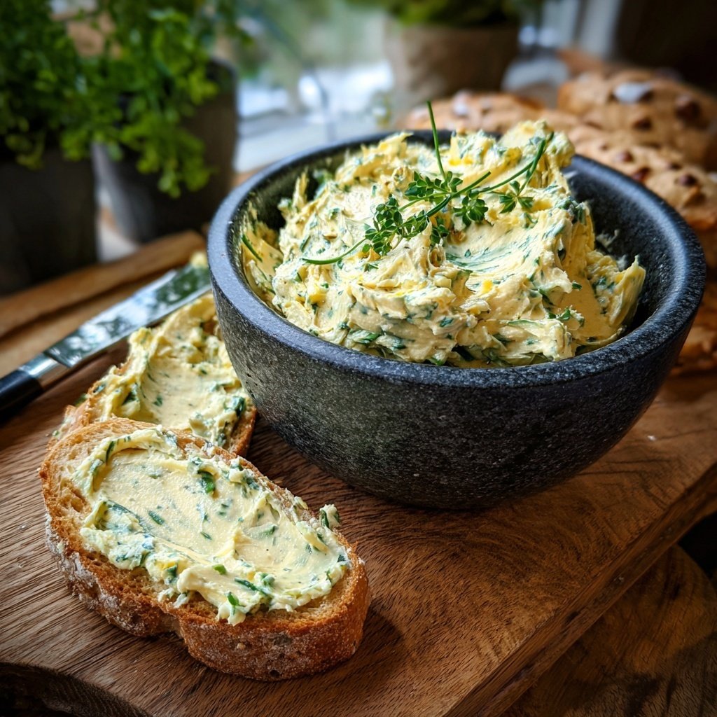 Kräuterbutter Mit Senf Und Honig