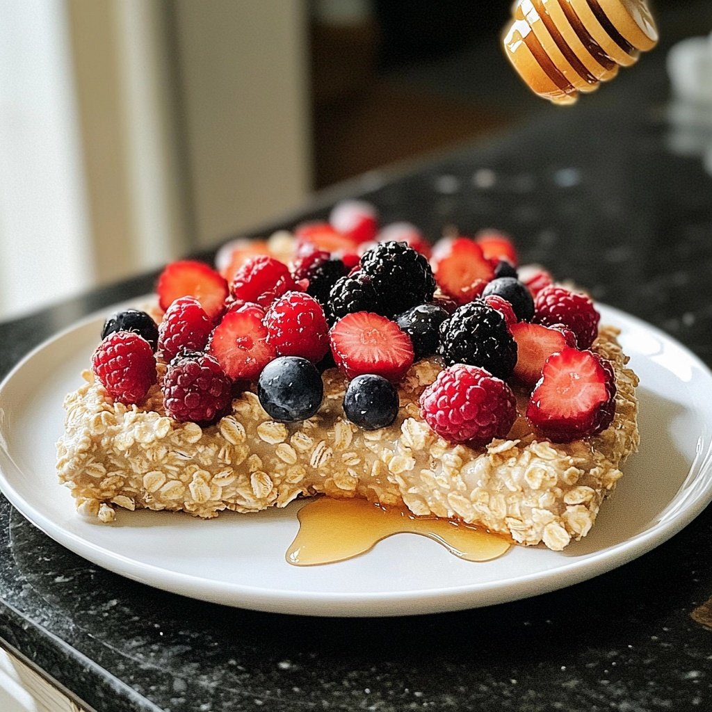 Frühstück mit Haferflocken