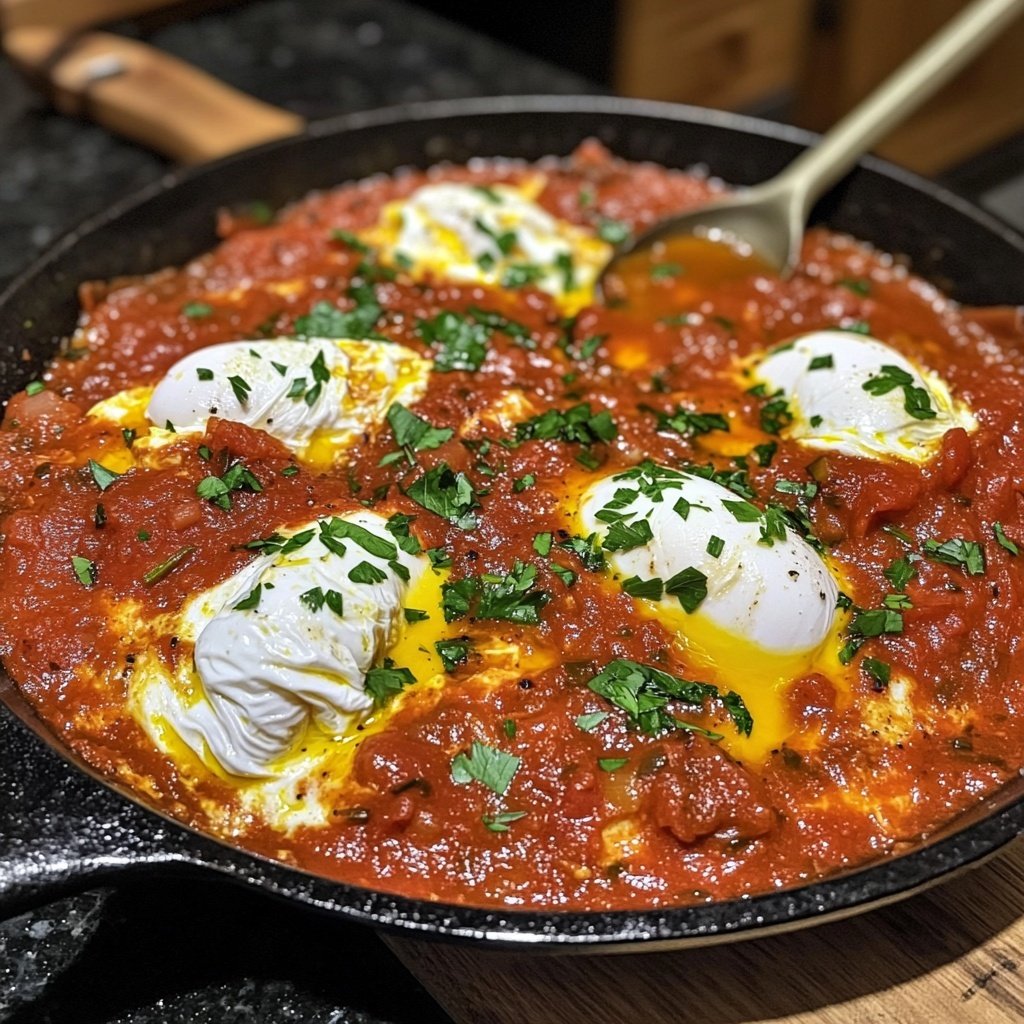 Shakshuka mit Knoblauch