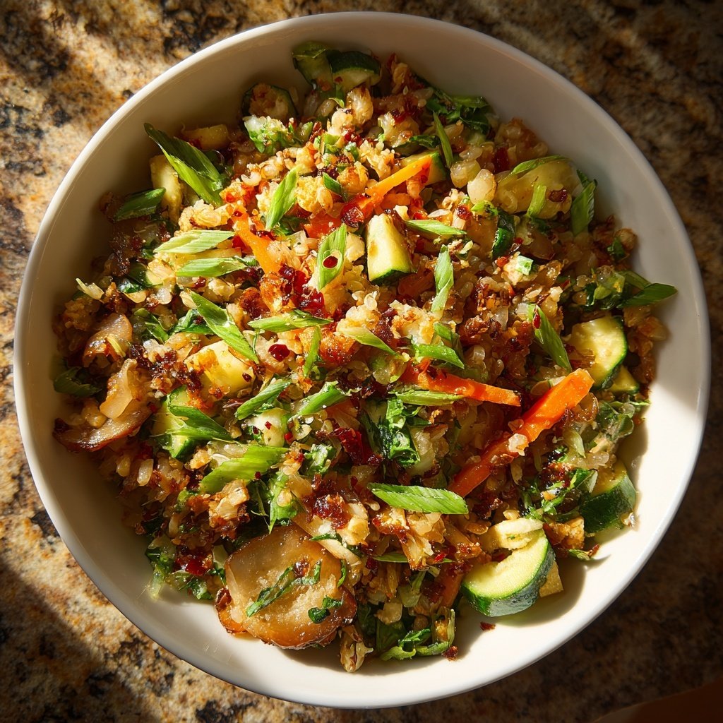 Gesunde Mittagessen für die Arbeit