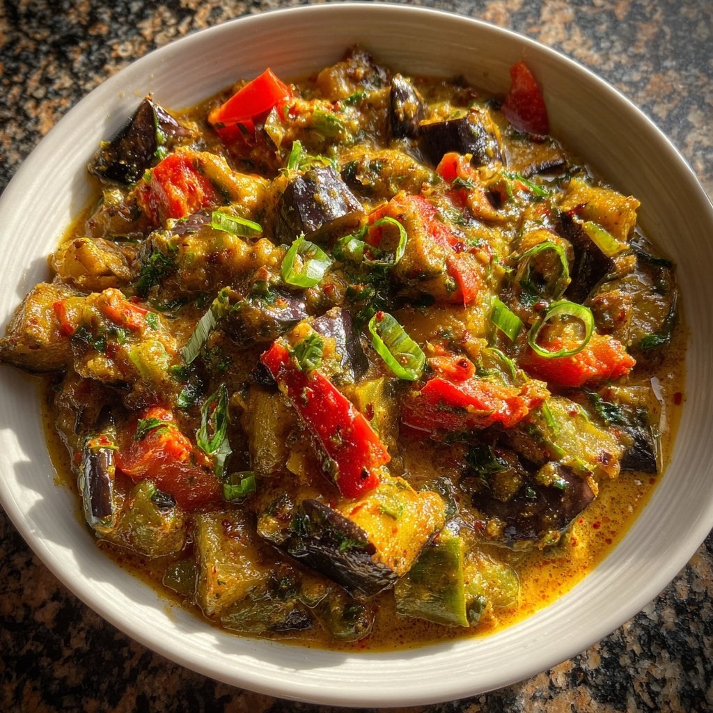 Gemüsecurry mit Aubergine