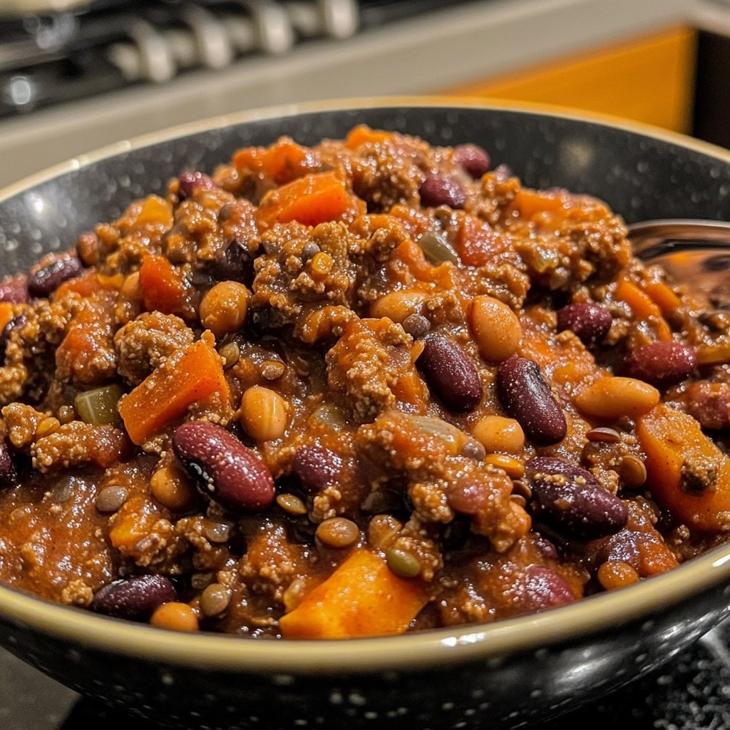 Chili sin Carne mit Kakao