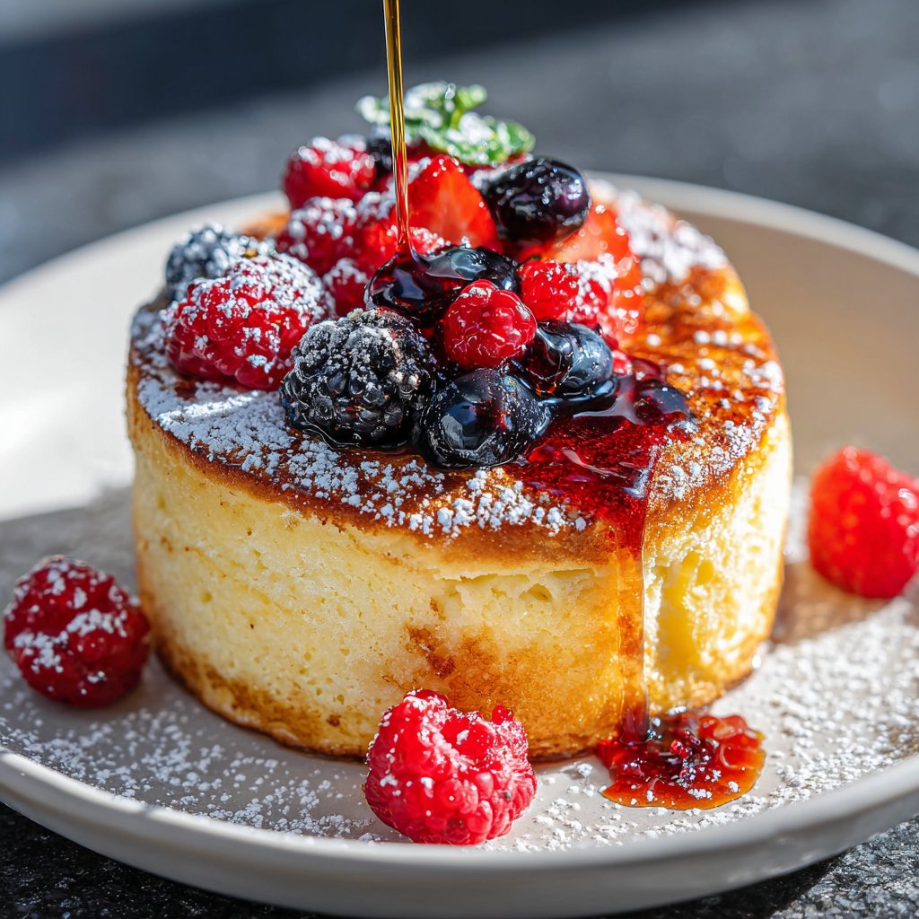 Pfannkuchen mit Proteinmehl