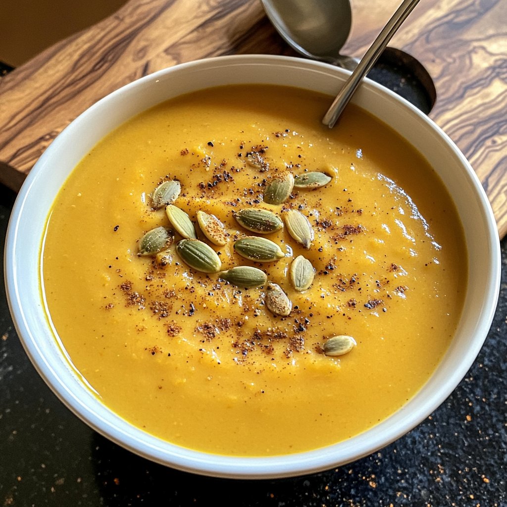 Kürbissuppe cremig ohne Sahne