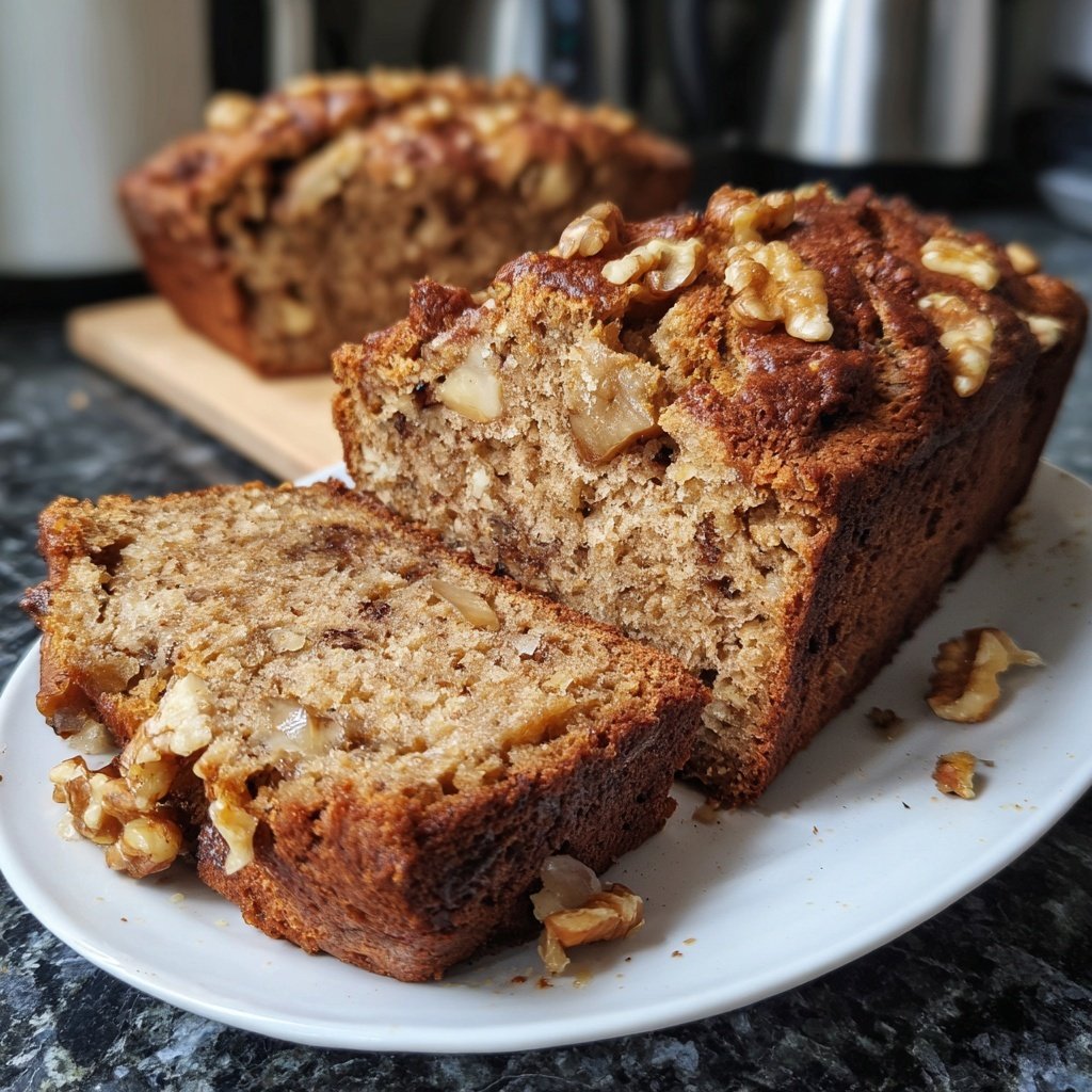 Bananenbrot mit Walnüssen