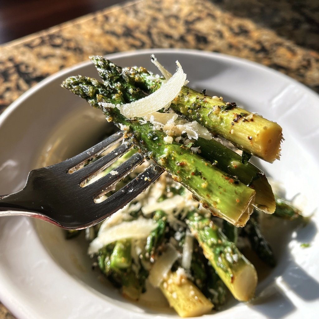 Grüner Spargel Mit Parmesan