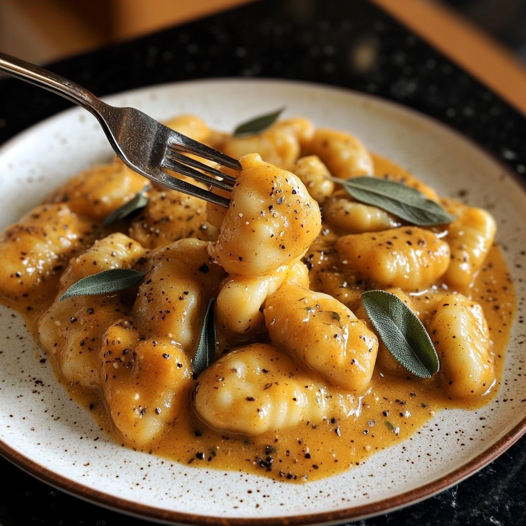 Gnocchi mit Kürbissauce