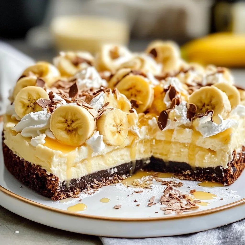 Bananensplit Torte ohne Backen